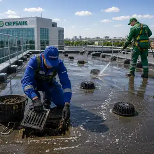 Чистка водостоков
