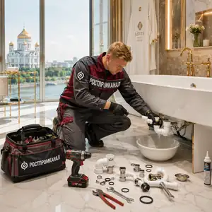 Течёт сифон под раковиной на кухне